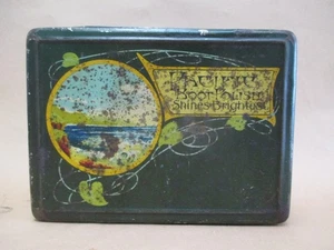 Pacific, Boot Polish tin, 'Shines Brightest', original, antique - Bild 1 von 7