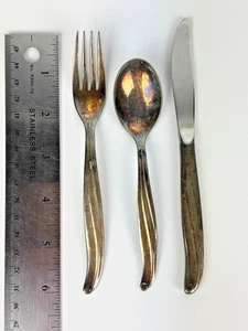 TWA Besteck 3 Teile, Gabel Löffel & Messer - Bild 1 von 4