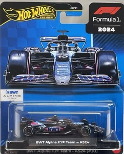 2025 HOT WHEELS PREMIUM FORMULA 1 2024 “BWT ALPINE F1 TEAM-A524(#10) - Picture 1 of 4