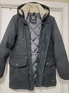 ABERCROMBIE FITCH Ultra Parka 230g 90%Daunen HeavyDuty Puffer Jacke Mantel Navy Gr.L - Bild 1 von 21