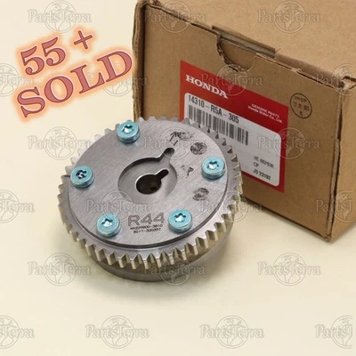 14310-R5A-305  Genuine OEM Honda CROSSTOUR CR-V ACCORD Actuator VTC Assembly 46T - Image 1 of 4