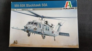 1/48 Italeri MH-60K Blackhawk SOA ( Old Kit Box SHows Age) - Picture 1 of 1
