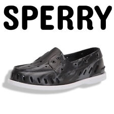 SPERRY Authentic Original Float Boat Shoe, Gray and black Size 10