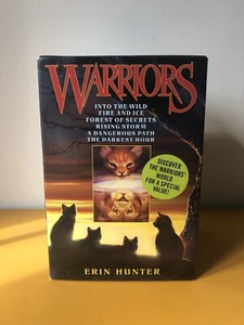 Warriors Box Set: Volumes 1 to 6 By Erin Hunter Good Used Condition, ISBN 978006 - Picture 1 of 7