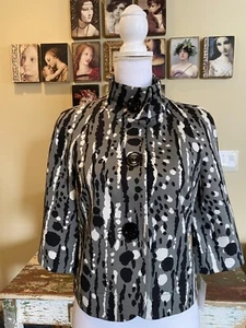 TRINA TURK LOS ANGELES Jacke/ Blazer Palm Springs Größe 2 Neu mit Etikett 3/4 Arm - Bild 1 von 9