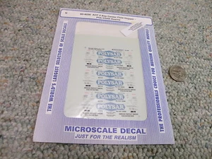 Microscale decals N 60-4036 ACF 4 bay center flo hopper Polysar resins F87 - Picture 1 of 1