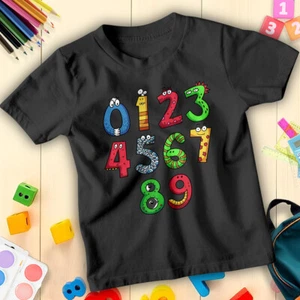 Camiseta para niños y niñas Linda Monster Number Day Ideas #ND - Imagen 1 de 35