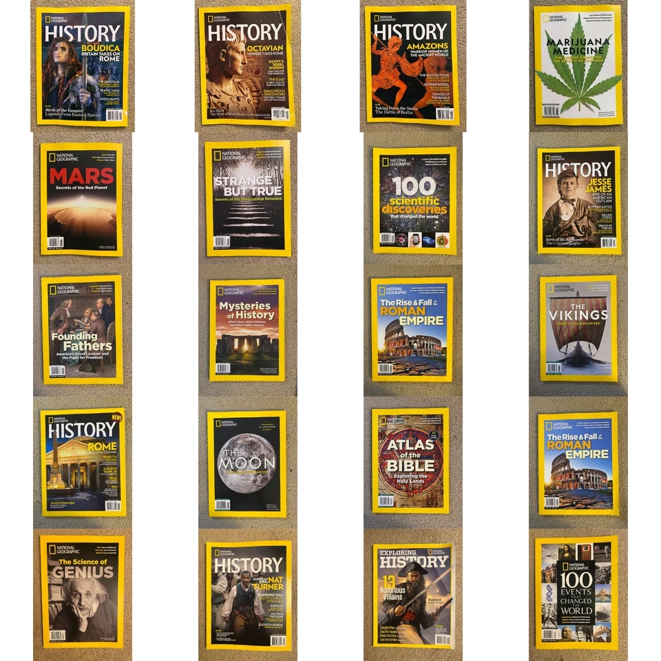 NEW Magazine LOT National Geographic Special Publication: YOU CHOOSE: History - Image 1 of 1