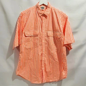 Vintage 80er Avanti 100 % Baumwolle Kurzarm Knopfleiste Hemd Large gebraucht, in einwandfreiem Zustand - Bild 1 von 7