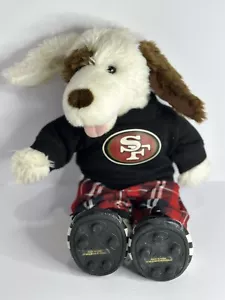 Build A Bear Retired Dog 17" Pup Plush San Francisco 49ers Football Cleats - Picture 1 of 6