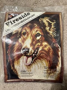 Fireside Longstitch Needlepoint “Collie” Kit By Ron Smith Vintage Sealed - Picture 1 of 2
