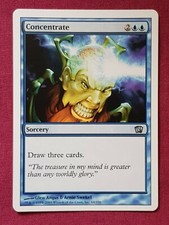 Magic The Gathering 8TH EDITION CONCENTRATE single blue card MTG