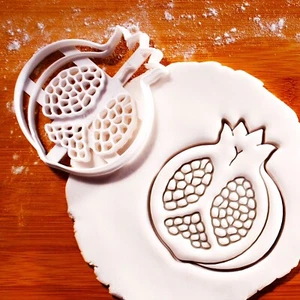 Pomegranate Cookie Cutter - Fruit wineapples Rosh Hashanah new year fall harvest - Picture 1 of 5