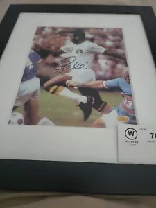 Fotografía firmada por el ganador de la Copa Mundial de Fútbol Pelé Brasil *con prueba y certificado de autenticidad* - Imagen 1 de 3