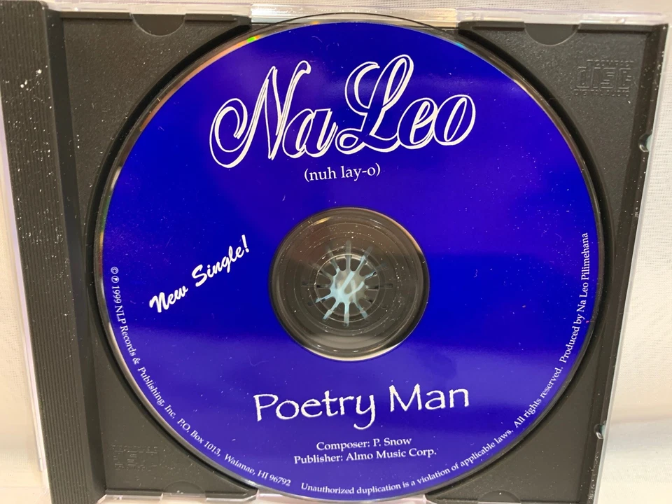 Na Leo Poetry Man Cd (Promo Single) - Photo 1/1