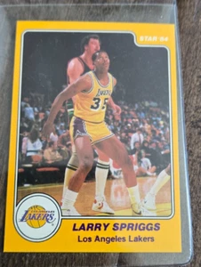 1983-84 Star Company 84 cartas Larry Spriggs Los Angeles Lakers Rockets Bulls # 23 - Imagen 1 de 1