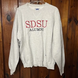 Pro Cotton Russell Athletic Herren Vintage SDSU Alumni weiß Large Sweatshirt - Bild 1 von 18