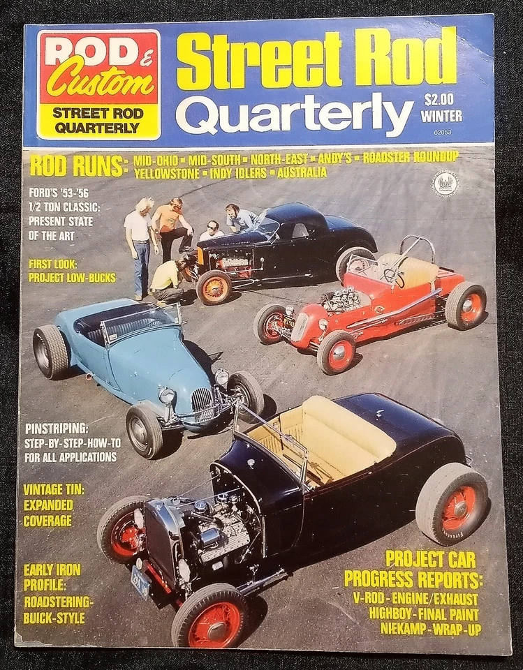 Vintage ROD &  CUSTOM Magazine QUARTERLY Winter 1971 Retro Ads Tutorials Hotrods - Image 1 of 4