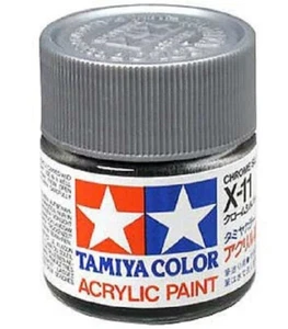 TAMIYA - X11 CROMO SILVER - COLORE ACRILICO 10ml - Foto 1 di 1