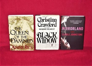 RARE BLACK WIDOW HCDJ 1ST 1ST CRAWFORD QUEEN OF THE DAMNED RICE MIRRORLAND 3ct - Picture 1 of 7