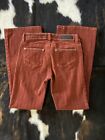 Rock & Roll Cowgirl Corduroy Flare Leg Mid Rise Pants Size 26x32