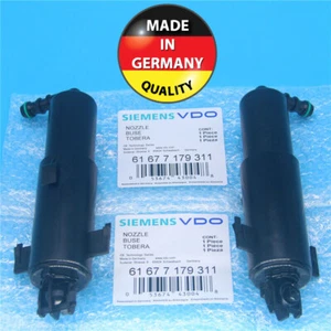 New One Pair Headlight Washer Nozzle 61677179311 fits BMW E90 320i 325i 328i - Picture 1 of 10