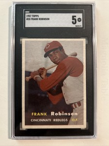 1957 Topps Frank Robinson SGC 5 RC #35