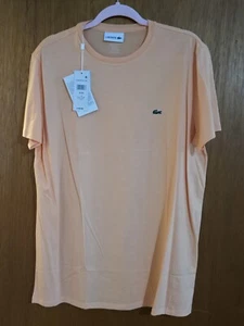 NWT LACOSTE Men's Shirts & Tops Short Sleeve Pima Crew Neck Tee, SZ: XL - Picture 1 of 11