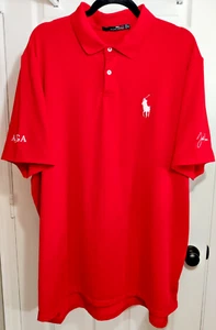 RARE RLX RALPH LAUREN Justin Thomas AJGA XXL BIG PONY -POLY STRETCH PERFORMANCE - Picture 1 of 17