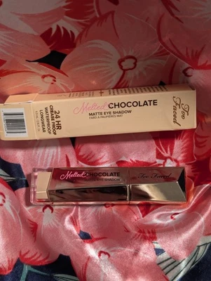 TOO FACED Melted Chocolate Matte Eye Shadow COCOA CREAM 0.16 oz / 4.9 ml * NEW* - Image 1 of 3