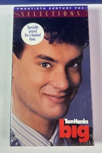 Big - Tom Hanks (VHS, 1995) New Sealed 20th Century Fox Watermarks - Nice Seal - Picture 1 of 7