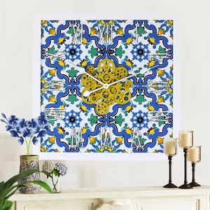 The Gears Uhr ITALY LINE WANDUHR ECKIG 24 ZOLL META - Bild 1 von 10