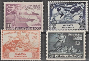 (21) MALAYA - MALACCA - 1949 UPU. MINT LIGHTLY HINGED - Picture 1 of 1