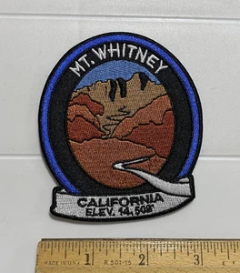 Mt. Whitney California Mountain Peak Souvenir bestickt Bügelbild Patch Abzeichen - Bild 1 von 3
