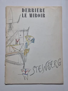 1953 STEINBERG Derrière le Miroir Lithograph set, 15" x 11", printed in France - Picture 1 of 14