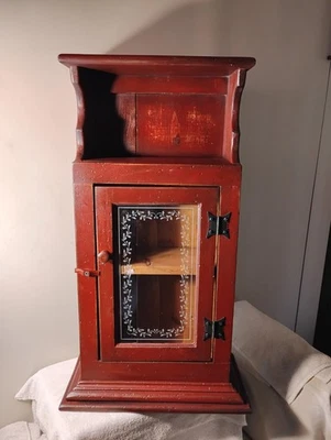 Vitrina De Colección David Lee Designs Madera de Arce y Vidrio Finamente Manchada IMPRESCINDIBLE VER Foto 1 de 4