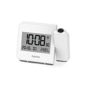 Hama Projektionswecker LCD Wecker mit Zeitprojektion DCF-Funkuhr Snooze Kalender - Bild 1 von 3