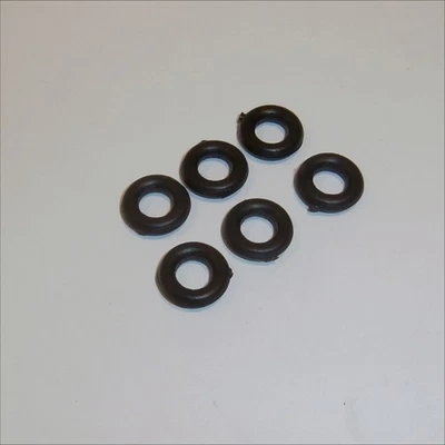 Matchbox Lesney 1-75 61b Alvis Stalwart Tires Set of 6 Black Tyres Pack #67 - image 1 of 4