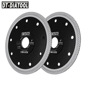 Hojas de sierra de diamante turbo malla X 125 mm/5 pulgadas 2 piezas discos de corte de azulejos - Imagen 1 de 5