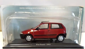 HACHETTE 1:43 AUTO DIE CAST FIAT PUNTO 1993 ROSSO ART RM FIAT - Picture 1 of 1