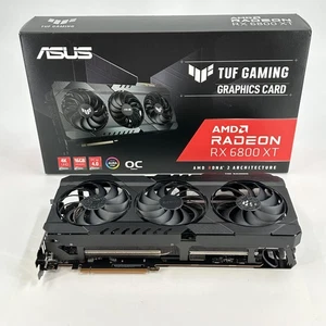 ASUS TUF Gaming Radeon RX 6800 XT 16GB RAM - GPU - Excellent  - Picture 1 of 7