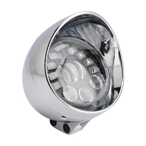 Multifunktional Scheinwerferlampe 5.75" Nebelschein Chrom Für Motorräder - Picture 1 of 12