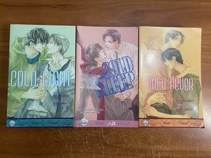 Cold Sleep / Cold Light / Cold Fever by Narise Konohara Yaoi Novel Lot - Picture 1 of 2