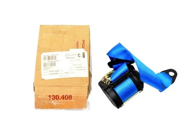 Cinturón de seguridad delantero retractor azul Porsche 911 996 OEM 99680303401 genuino de fábrica Foto 1 de 4