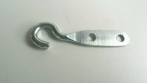 NEU 10 Stück Haken Kederhaken Ø 11,5 mm gerade verzinkt - deutsche Markenware - Bild 1 von 1