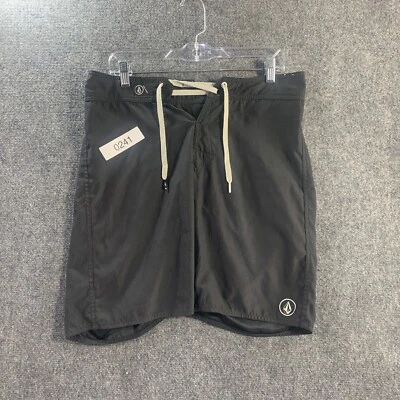 VOLCOM Swim Shorts Mens 30 Black Trunks Outdoors Pool Beach Skater 0241 - Image 1 of 4
