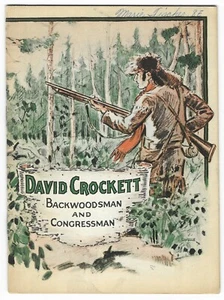 John Hancock Life Insurance Company Libretto "David Crockett Backwoodsman...1928 - Foto 1 di 2
