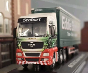 Model Eddie Stobart MAN TGX 26.480 XXL Curtainside Tautliner Trailer 1:76 2012 - Picture 1 of 8