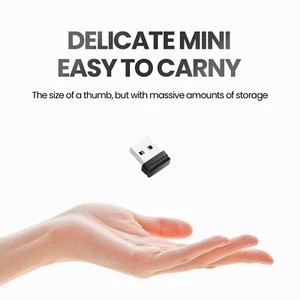 Super Mini USB Flash Drive 128GB Pen Drive 64GB Black Memory Stick - Picture 1 of 10