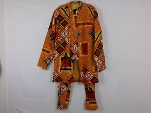 I.D.F. Jacket/Flat Front Pants SIZE: J-CHEST 44" RED/YELLOW DESIGN - Picture 1 of 3